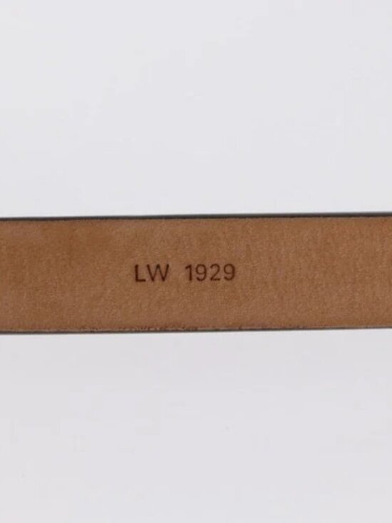 LOUIS VUITTON Ceinture Carre Belt Leather 37\